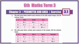 6th standard maths 3rd term Chapter 3 | Exercise 3.1| Sum 3 and 4