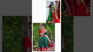 ##Pallavi ramisetty gari most Trending collection in meeshow//beautiful sarees from meeshow# ytshort