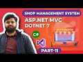 ASP.NET Core MVC CRUD - Shop management using Entity framework core, SQL Server |project series #11