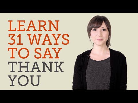 How do you say thank you in languages?
