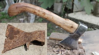 A beautiful small ax made of Soviet steel, a laurel hatchet. Do it yourself, do it yourself