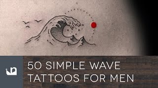50 Simple Wave Tattoos For Men