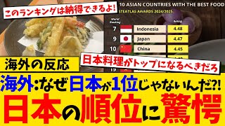 【海外の反応】「日本が1位じゃない！？」アジア美食ランキングの結果に世界が騒然！その海外のコメントと反応集