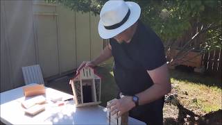 Costco Leafcutter Bee House Setup