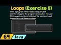 Loops in Java (Exercise 5)