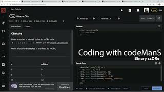 Codewars 7 kyu Binary scORe JavaScript