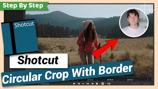 Circular Crop with Border or Stroke | Shotcut Tutorial