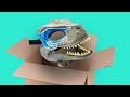 My First Dino Mask Came! unboxing video