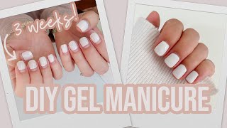 DIY GEL MANICURE -- How to do your own gel nails that last for weeks! | Sarah Brithinee