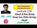Check if One String Swap Can Make Strings Equal | LeetCode 1790 | Java Code | Developer Coder