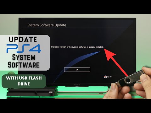 How do I manually update my PS4?