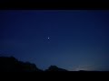 北斗七星と国際宇宙ステーション（sonyα7sⅢリアルタイム動画）