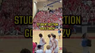 W student section 🔥🙌