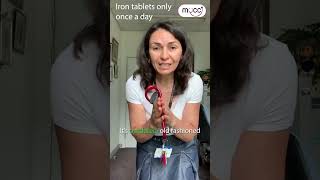 This will help your constipation: take your iron tablets once a day