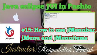 Eclipse JUI #15: How to use jMenubar, jMenu & jMenuitems in Java eclipse JUI