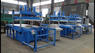 Rubber tiles making machine rubber floor vulcanizing press rubber floor tiles production machine