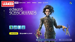 NEW Edward Scissorhands Bundle Fortnite Item Shop