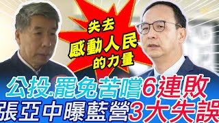 公投.罷免等「6連敗」!張亞中曝藍營\