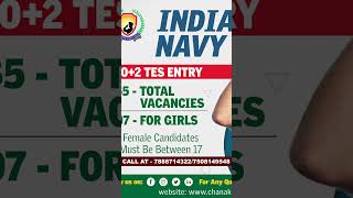 GOOD NEWS FOR GIRLS ASPIRANTS | INDIAN NAVY   10 +2  B.TECH ENTRY 2023 NOTIFICATION OUT #indiannavy