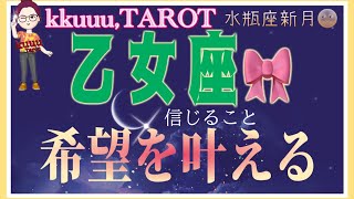 あなたには出来る！自分を信じて愛して🌼乙女座♍️さん【水瓶座新月🌚〜魂の望む場所へ…希望を叶えるには】#2025 #タロット占い #星座別