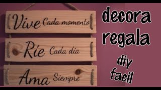 TABLAS CON MENSAJE, un regalo muy original !!
