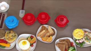 Sistema Set of 3 Microwave Egg Cookers on QVC