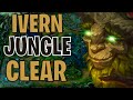 Season 14 Ivern Jungle Clear World Record [1:34] Full Clear 1 Smite