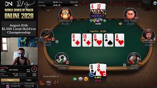 Daniel Negreanu BAD BEATS online poker