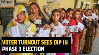 Lok Sabha election 2024: Voter turnout sees a 2.9% point dip over 2019 during Phase 3 polling