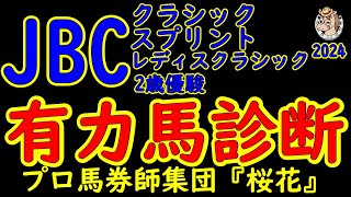 JBC2024有力馬診断！佐賀競馬場でJBCクラシック2024・JBCスプリント2024・JBCレディスクラシック2024の３レースと門別競馬場でJBC2歳優駿2024を一挙に有力馬を解説！