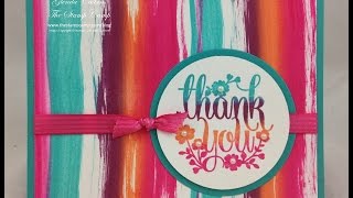 Tuesday's Tips \u0026 Techniques Faux Rainbow - www.thestampcamp.com