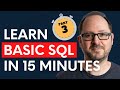Learn Basic SQL in 15 Minutes (PART 3/3) | SQL Functions Tutorial | Business Intelligence