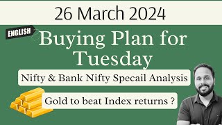 NIFTY PREDICTION FOR TOMORROW & BANKNIFTY ANALYSIS FOR 26 March 2024 | MARKET ANALYSIS FOR TOMORROW
