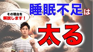 【睡眠不足は太る⁉】睡眠と肥満の関係を分かりやすく解説！