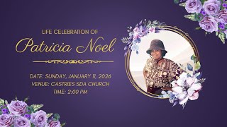 Life celebration of Patricia Noel