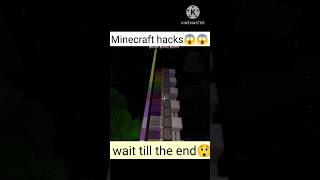 Minecraft viral hacks 😱😱 || #shorts