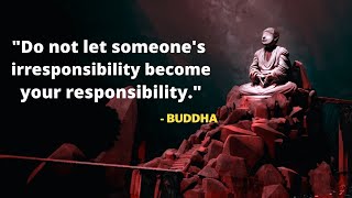 Buddha quotes on Responsibilty || Commitment