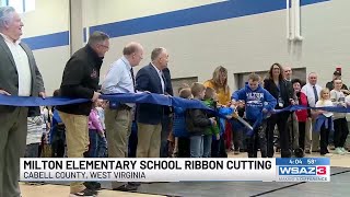 Ribbon cutting held at Milton Elementary School