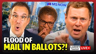 🚨CAUGHT: MSNow SLIPS UP, Reveals California Mail-In-Ballot SCHEME!