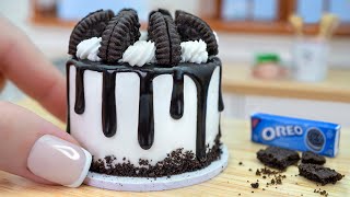 Satisfying Miniature Delicious Oreo Cream Cake Very Easy To Make 🍰 Mini Yummy Design for Cake Lover