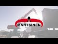 mantsinen 300 r hybrilift material handling machine at port of ghent