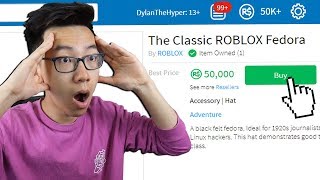 Got A Dominus And White Sparkle Time Fedora 200k Rap Win For Free - roblox fedora roblox