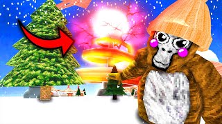 I Got EARLY ACCESS To Gorilla Tag's NEW CHRISTMAS MAP...?