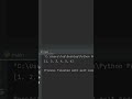 How to make a list of numbers with the range function | Python #shorts