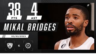 Mikal Bridges leads Nets to biggest comeback win in the NBA this season 😮