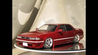 プラモ屋店長が組んでみたレビュー フジミ 1/24 JZX81 クレスタ 2.5GTツインターボ