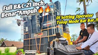 Laba Laba Audio Spek Sumbersewu Full B&C 21 inch Benar Benar Mengerikan..!!