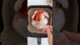 You can air fry a whole chicken #chicken #airfryer #fooddolls