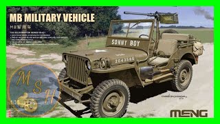 Willys Jeep in 1:35 from MENG