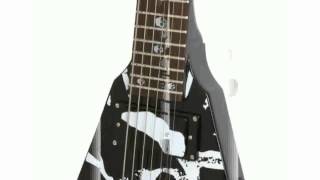 Epiphone Robb Flynn Baritone Flying V Electric Guitar Ebony